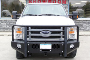 image of replacement front bumper with grille guard